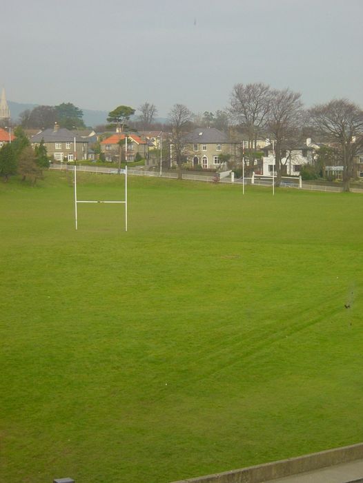 The old Rugby pitch, the where the school currently sits